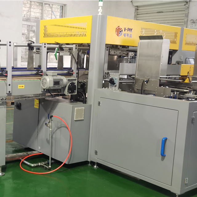 Automatic 900ml Edible Oil 5-Station Round Bottle Drop-Style Case Packer