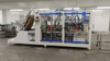 VPAK High Speed Side Loading Wraparound Case Packer with Servo Motor for Cartoned Milk Packaging