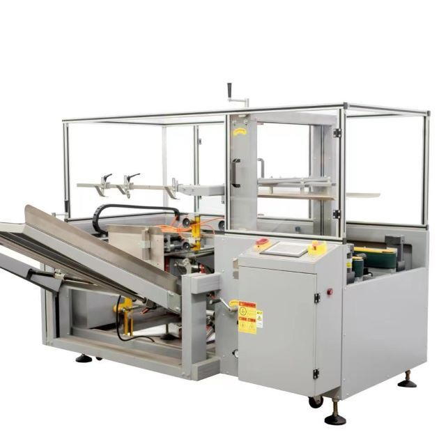 High Speed Automatic Vertical Bottom Sealing Case Erector Machine